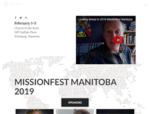 Tablet Screenshot of missionfestmanitoba.org